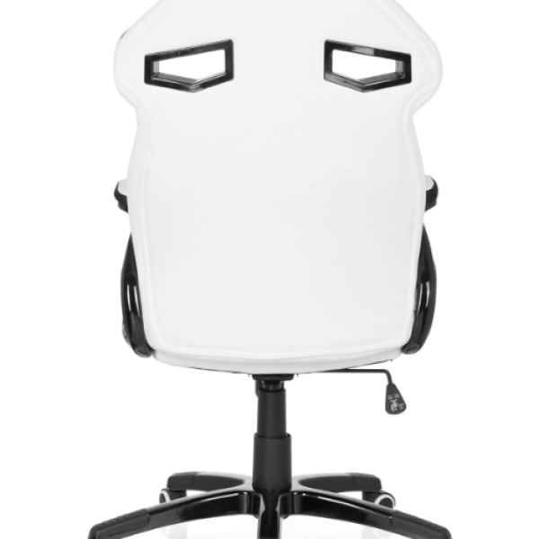 Gaming Fauteuil de bureau, chaise de course, tendance, chaise d'ordinateur (blanc/noir)