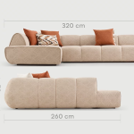 Salon NAOMIE SALON EN L