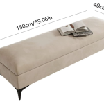 Banquette de rangement pour bout de lit
