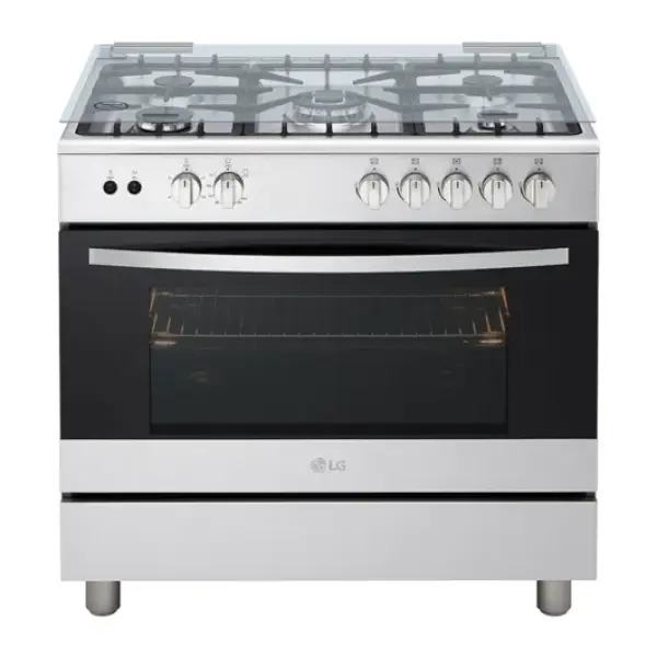 CUISINIERE LG 5FEUX 90X60 GRIS FA415RMA