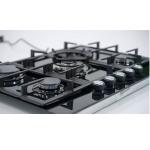 PLAQUE ELACTRON ENCASTRABLE 5FEUX 90X60 A GAZ MIRROIR BL045