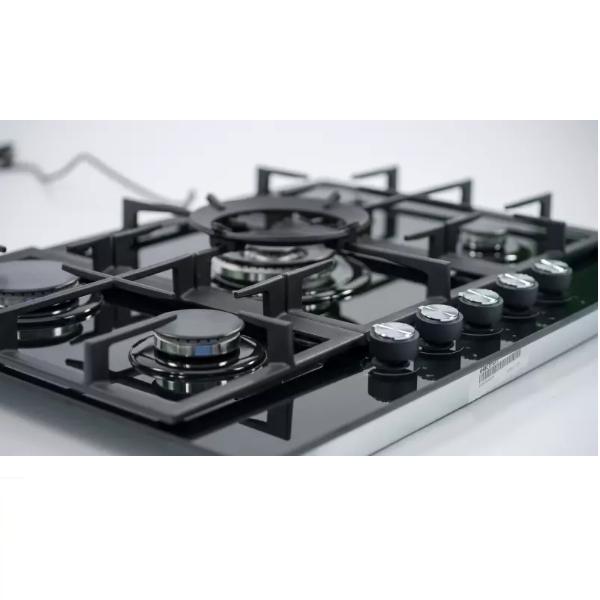 PLAQUE ELACTRON ENCASTRABLE 5FEUX 90X60 A GAZ MIRROIR BL045