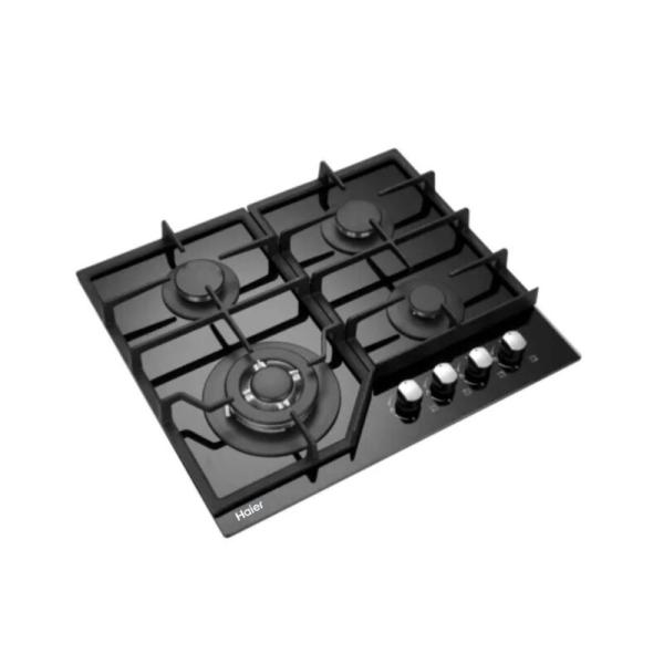 PLAQUE HAIER ENCASTRABLE 4FEUX 60X60 A GAZ NOIR HOB765B