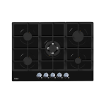PLAQUE HAIER ENCASTRABLE 5FEUX  90X60 A GAZ NOIR HOB790B