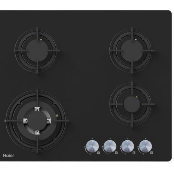 PLAQUE HAIER ENCASTRABLE 60X60 A GAZ NOIR HOB460FB