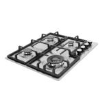 PLAQUE HISENSE ENCASTRABLE 4FEUX 60X60 A GAZ INOX HHU60GAGR