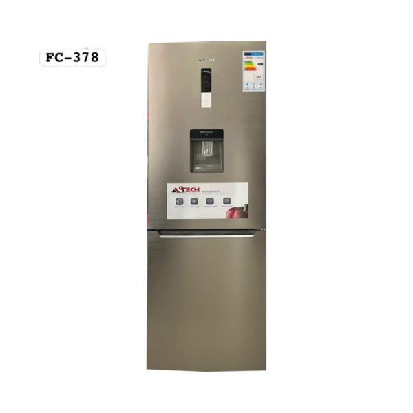 REFRIGERATEUR ASTECH COMBINE 3TIROIRS 322LITRES NOFROST AVEC FONTAINE GRIS FC378INOOG