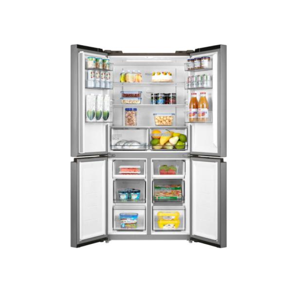 REFRIGERATEUR MIDEA SIDE BY SIDE 4PORTES 632LITRES INVERTER GRIS MDRF632FIG46D