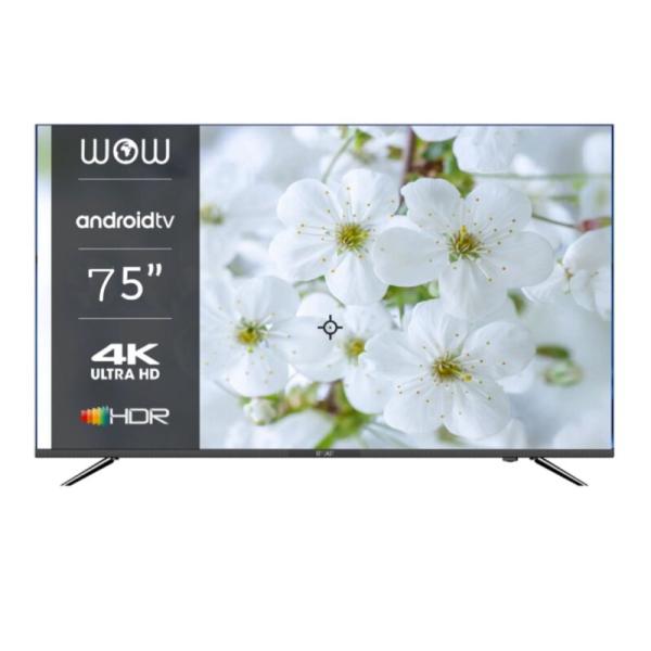 TELEVISEUR WOW 75 » SMART ANDROID 4K WA75SU7200C3